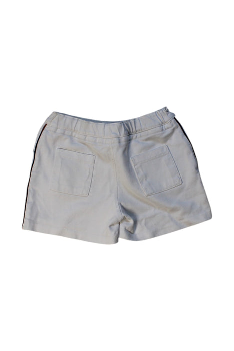 A White Shorts from Petit Bateau in size 6-12M for neutral. (Back View)