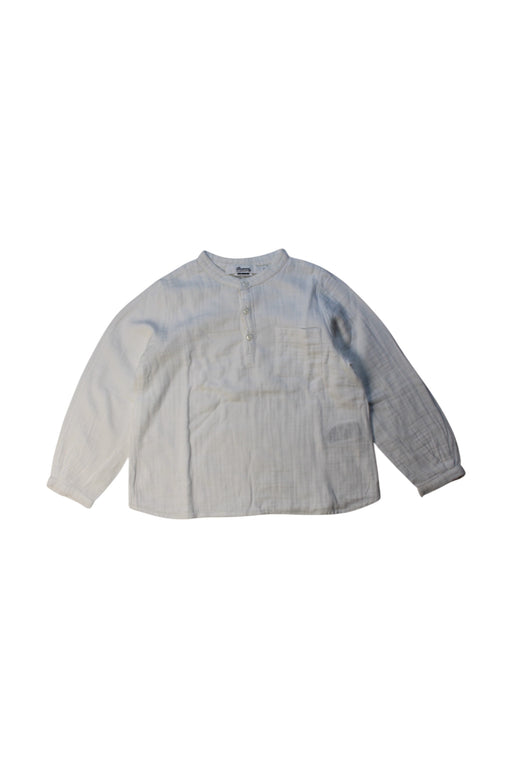 A White Long Sleeve Shirts from Bonpoint in size 4T for boy. (Front View)