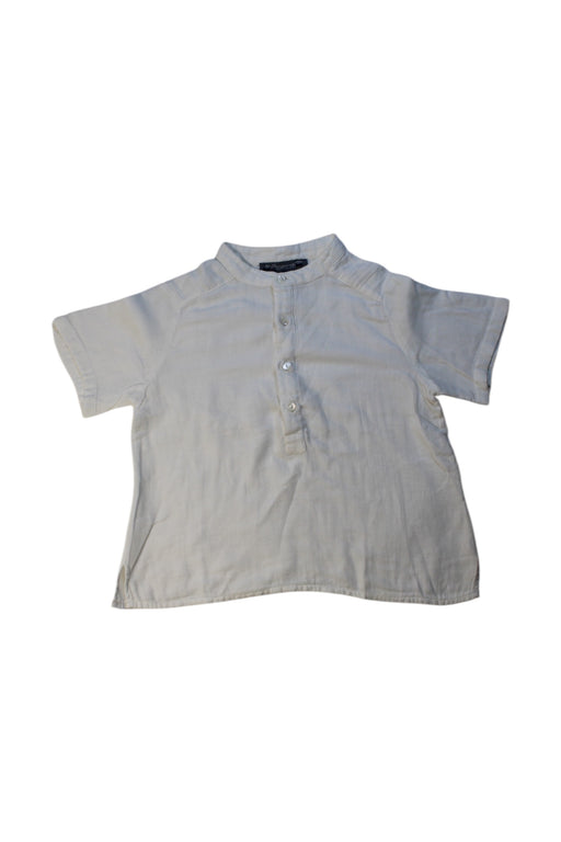 A White Short Sleeve Shirts from Bonpoint in size 4T for boy. (Front View)