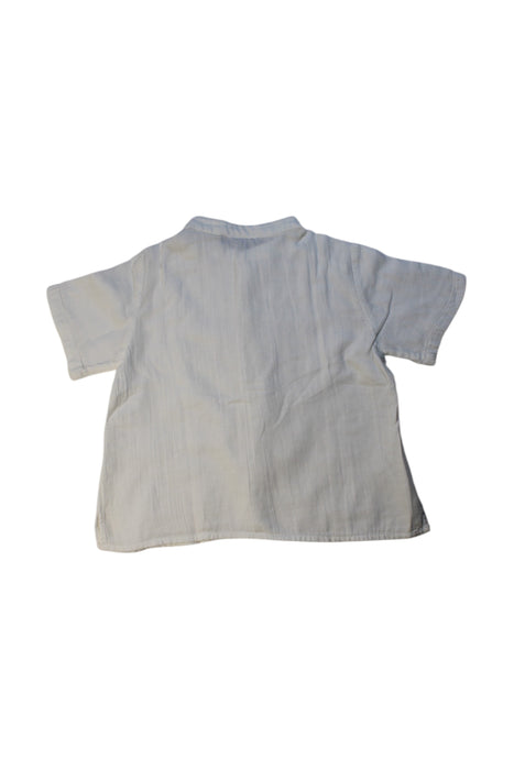 A White Short Sleeve Shirts from Bonpoint in size 4T for boy. (Back View)