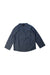 A Blue Long Sleeve Shirts from Velveteen in size 4T for boy. (Front View)