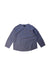 A Blue Long Sleeve Shirts from Velveteen in size 4T for girl. (Front View)