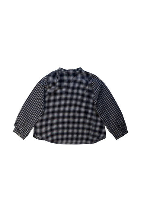 A Navy Long Sleeve Shirts from Bonpoint in size 4T for boy. (Back View)
