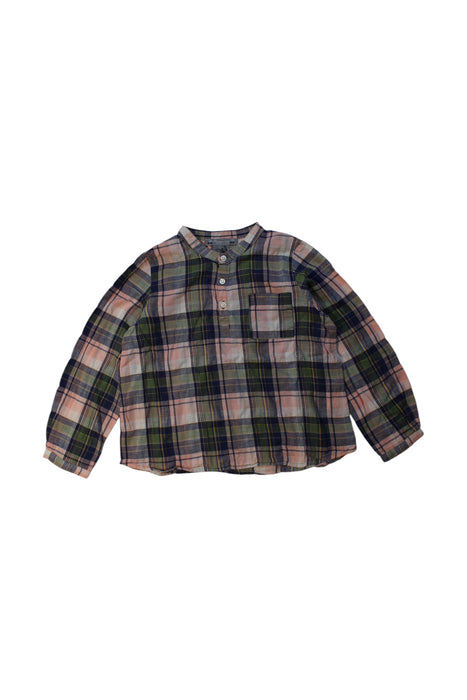 A Multicolour Long Sleeve Shirts from Bonpoint in size 4T for girl. (Front View)