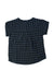 A Navy Short Sleeve Shirts from Louis Louise in size 3T for boy. (Back View)