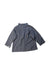 A Blue Long Sleeve Shirts from Bonton in size 2T for boy. (Back View)