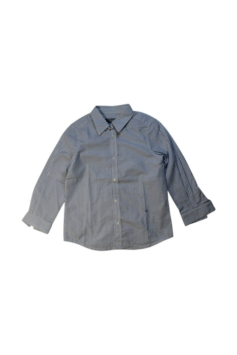 A Blue Long Sleeve Shirts from Bonpoint in size 3T for boy. (Front View)