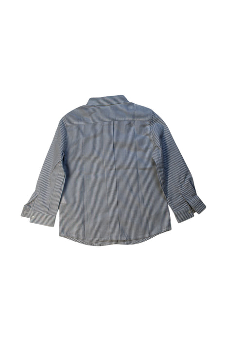 A Blue Long Sleeve Shirts from Bonpoint in size 3T for boy. (Back View)