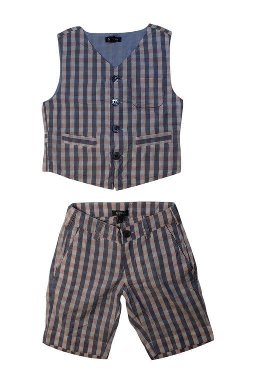 A Multicolour Suit Vests from Velveteen in size 4T for girl. (Front View)