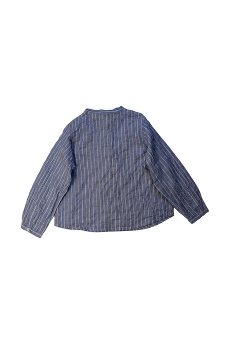 A Blue Long Sleeve Shirts from Bonpoint in size 3T for boy. (Back View)