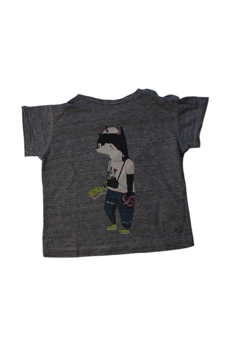 A Grey Short Sleeve T Shirts from Soft Gallery in size 12-18M for girl. (Front View)