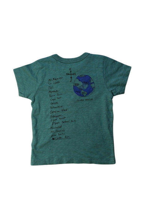 A Green Short Sleeve T Shirts from Crewcuts in size 2T for neutral. (Back View)