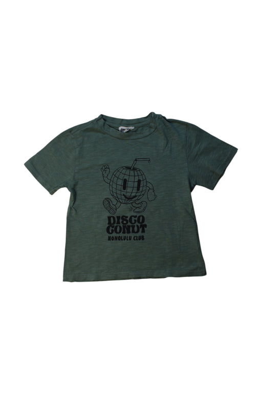 A Green Short Sleeve T Shirts from Hundred Pieces in size 4T for boy. (Front View)