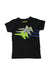 A Black Short Sleeve T Shirts from Crewcuts in size 3T for boy. (Front View)