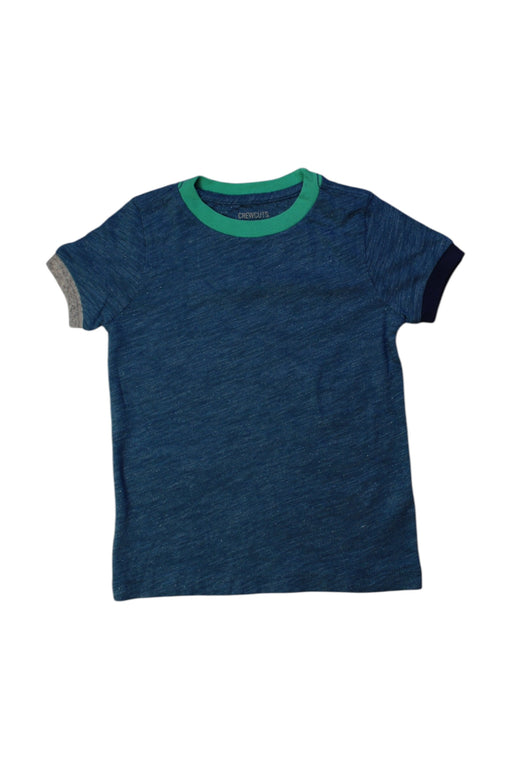 A Blue Short Sleeve T Shirts from Crewcuts in size 3T for boy. (Front View)