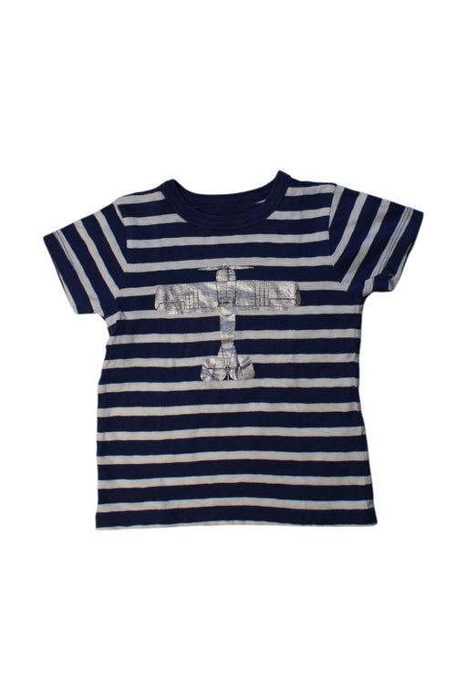 A Navy Short Sleeve T Shirts from Crewcuts in size 2T for boy. (Front View)