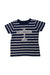 A Navy Short Sleeve T Shirts from Crewcuts in size 2T for boy. (Front View)