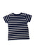 A Navy Short Sleeve T Shirts from Crewcuts in size 2T for boy. (Back View)