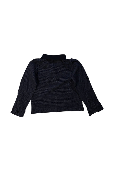A Navy Long Sleeve Polos from Galeries Lafayette in size 3T for boy. (Back View)