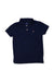 A Navy Short Sleeve Polos from Crewcuts in size 3T for boy. (Front View)