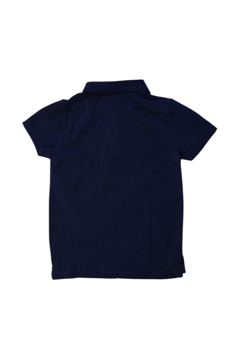 A Navy Short Sleeve Polos from Crewcuts in size 3T for boy. (Back View)