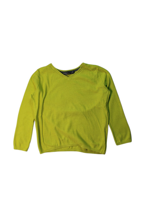 A Green Long Sleeve Tops from Bonpoint in size 3T for girl. (Front View)