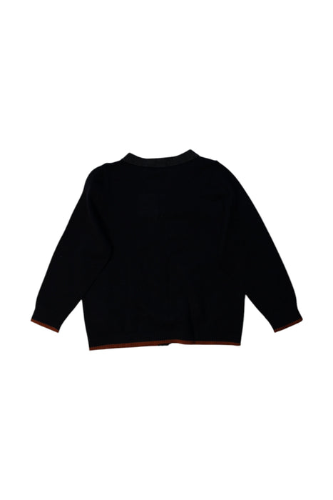 A Black Cardigans from Bonpoint in size 2T for girl. (Back View)