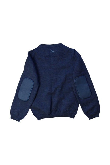 A Blue Cardigans from Bleu Comme Gris in size 3T for boy. (Back View)