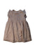 A Peach Short Sleeve Dresses from Velveteen in size 12-18M for girl. (Front View)
