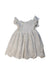 A White Sleeveless Dresses from Konges Sløjd in size 6-12M for girl. (Front View)