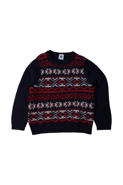 A Multicolour Knit Sweaters from Petit Bateau in size 3T for neutral. (Front View)