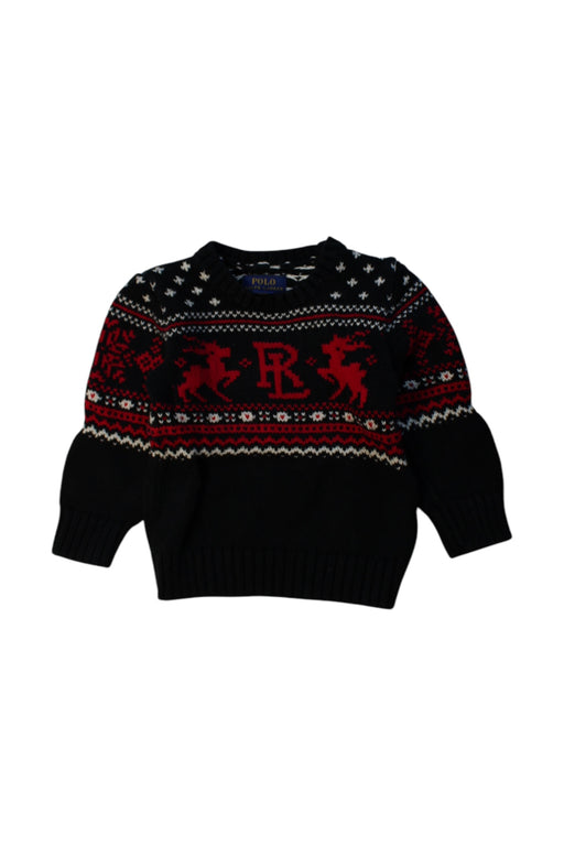 A Multicolour Knit Sweaters from Polo Ralph Lauren in size 2T for girl. (Front View)