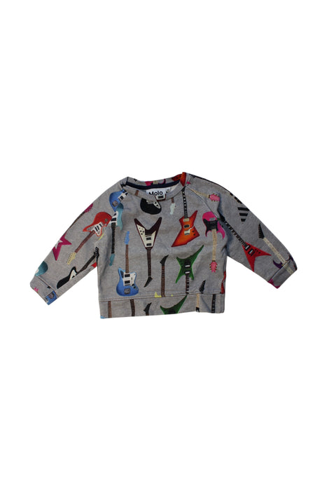 A Multicolour Crewneck Sweatshirts from Molo in size 12-18M for boy. (Front View)