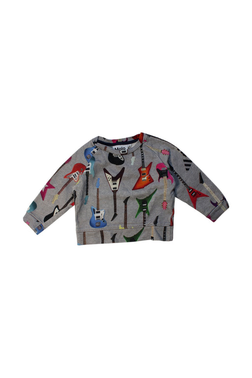 A Multicolour Crewneck Sweatshirts from Molo in size 12-18M for boy. (Front View)