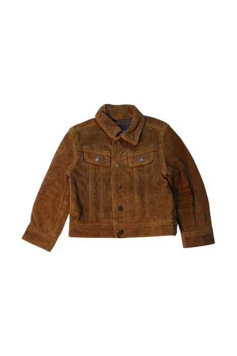 A Brown Lightweight Jackets from Polo Ralph Lauren in size 2T for neutral. (Front View)