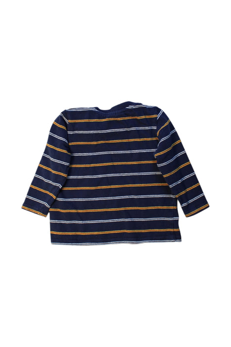 A Navy Long Sleeve T Shirts from Seed in size 2T for boy. (Back View)