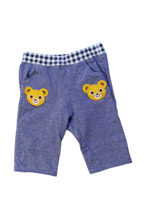A Blue Casual Pants from Miki House in size 18-24M for boy. (Front View)