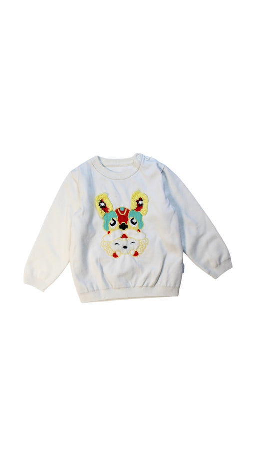 A White Crewneck Sweatshirts from Balabala in size 3T for neutral. (Front View)