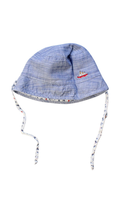A Blue Sun Hats from Sterntaler in size O/S for girl. (Front View)