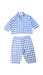 A Blue Pyjama Sets from Turquaz in size 12-18M for boy. (Front View)