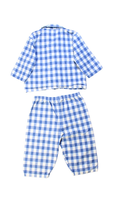 A Blue Pyjama Sets from Turquaz in size 12-18M for boy. (Back View)