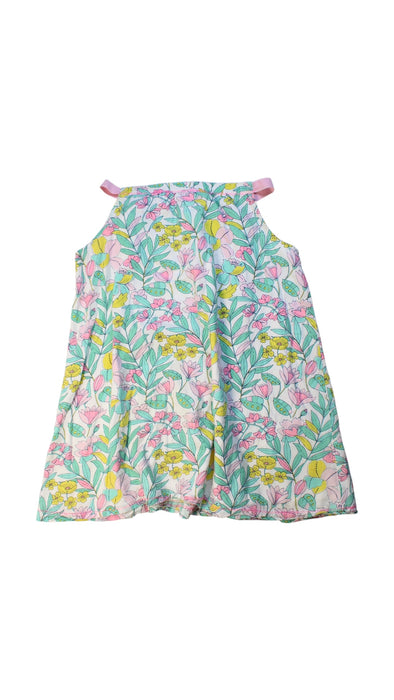A Multicolour Sleeveless Dresses from Jack & Milly in size 6T for girl. (Back View)