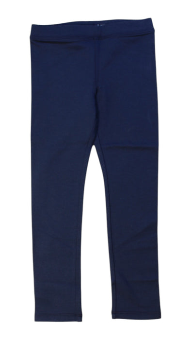 A Navy Leggings from Crewcuts in size 5T for girl. (Front View)