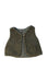 A Brown Outerwear Vests from Bonton in size 12-18M for girl. (Front View)