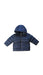 A Navy Puffer/Quilted Coats & Outerwear from Petit Bateau in size 12-18M for neutral. (Front View)