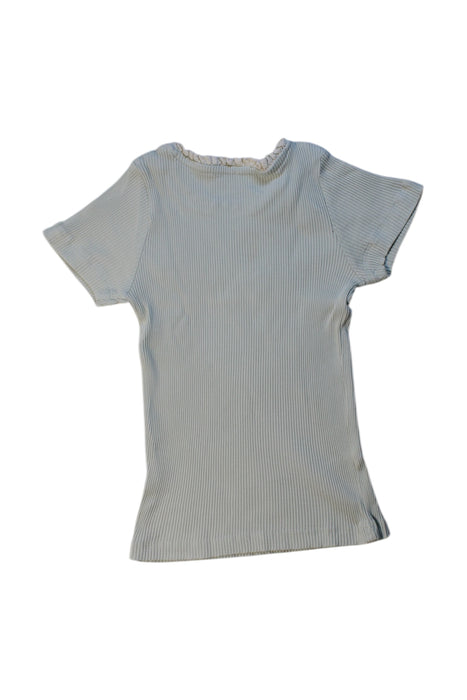 A Grey Short Sleeve Tops from Monoprix in size 6T for girl. (Front View)