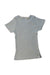 A Grey Short Sleeve Tops from Monoprix in size 6T for girl. (Front View)
