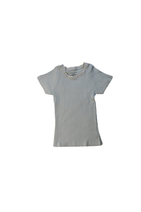 A Grey Short Sleeve Tops from Monoprix in size 6T for girl. (Back View)