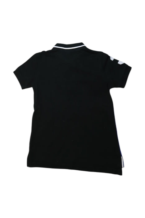 A Blue Short Sleeve Polos from Polo Ralph Lauren in size 4T for boy. (Back View)