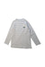 A White Long Sleeve T Shirts from Chickeeduck in size 4T for boy. (Front View)
